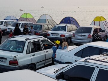 گردشگران نوروزی در سواحل بوشهر