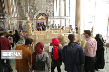 Nowruz tourism in Golestan Palace in Tehran