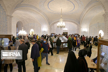 Nowruz tourism in Golestan Palace in Tehran