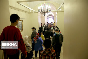 Nowruz tourism in Golestan Palace in Tehran