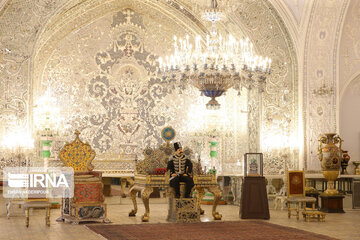 Nowruz tourism in Golestan Palace in Tehran