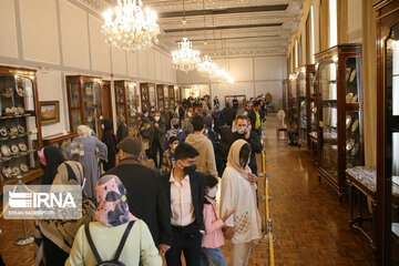 Nowruz tourism in Golestan Palace in Tehran