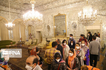 Nowruz tourism in Golestan Palace in Tehran