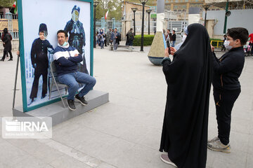 Nowruz tourism in Golestan Palace in Tehran