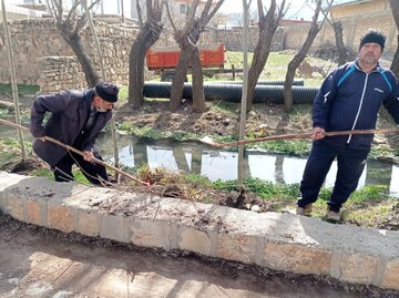 سراب هنام سلسله از زباله پاکسازی شد