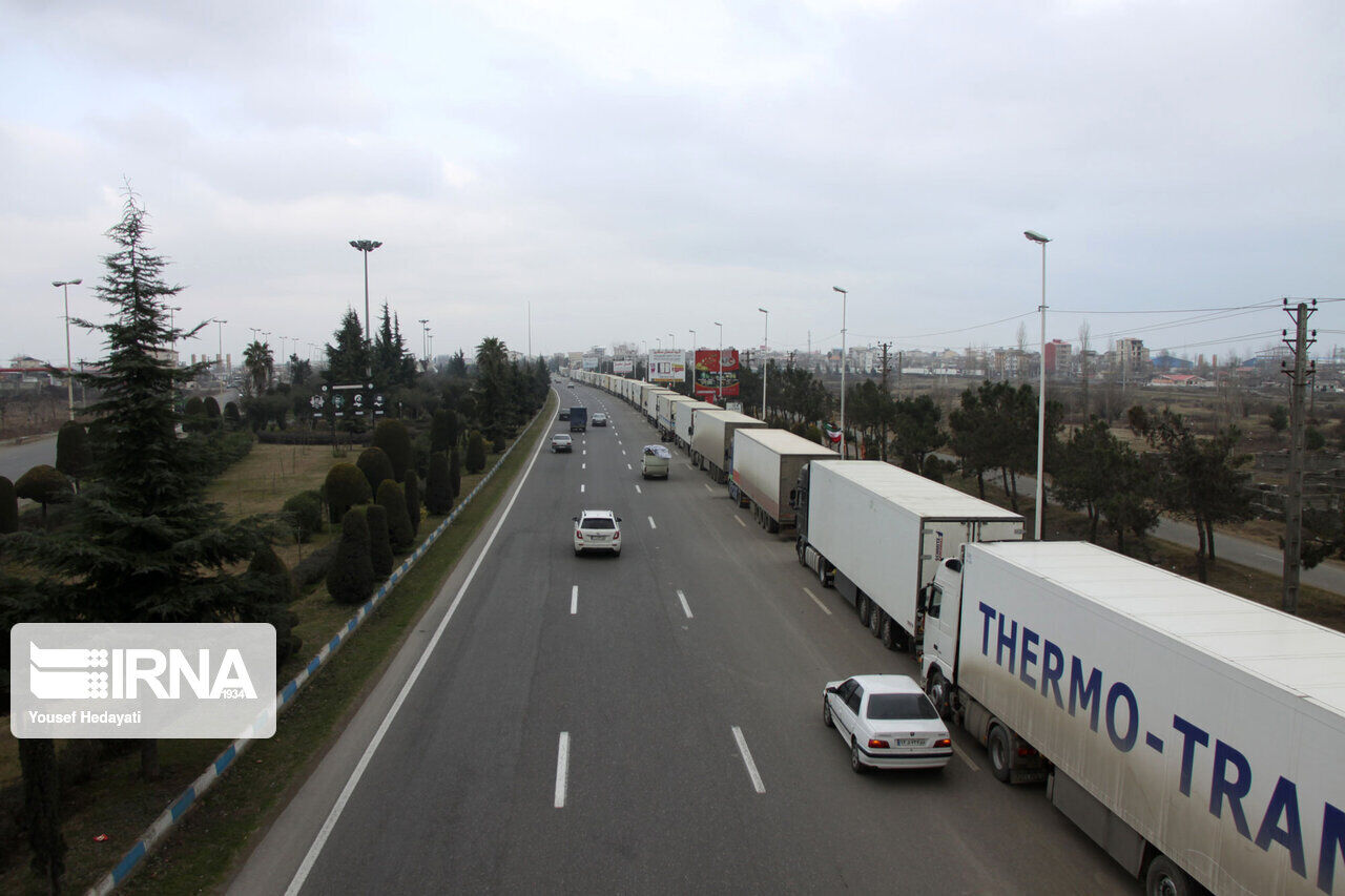 Bond du transit de marchandises l’année dernière en Iran