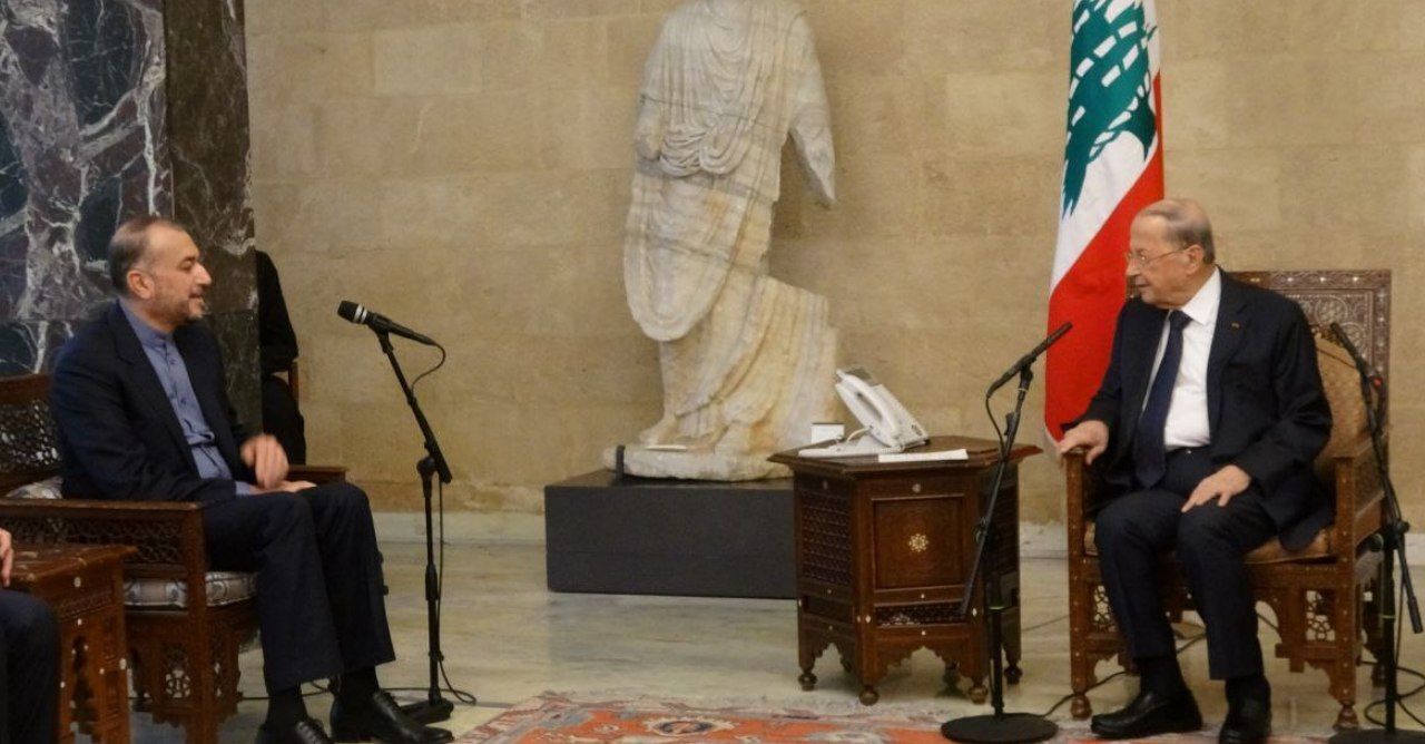 Amir-Abdollahian rencontre Nasrallah et Michel Aoun à Beyrouth
