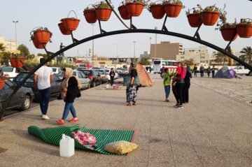 گردشگران نوروزی در سواحل بوشهر (2)