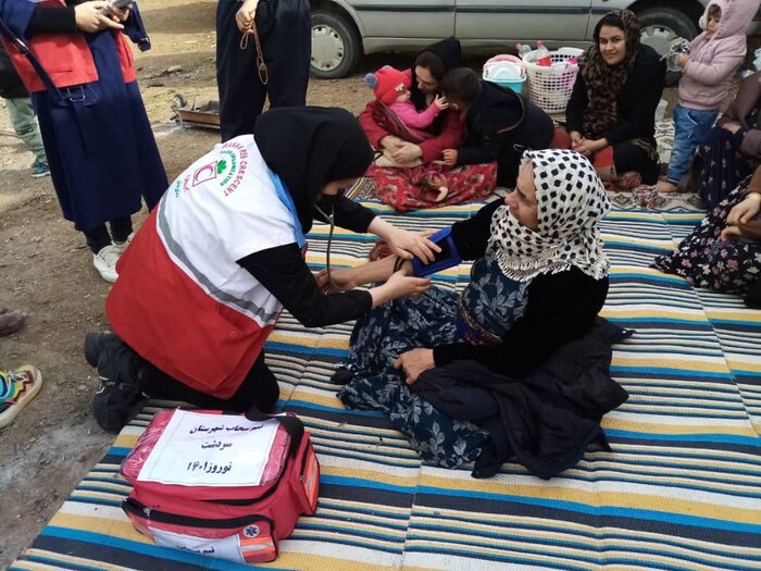 بیش از ۲ هزار مسافر نوروزی از خدمات هلال احمر سردشت بهرهمند شدند