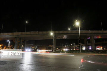 Earth Hour on different Iranian buildings