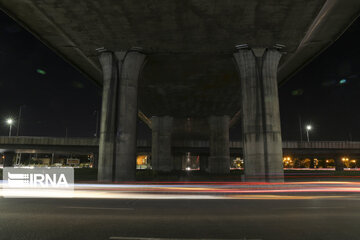 Earth Hour on different Iranian buildings