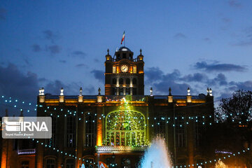 Earth Hour on different Iranian buildings