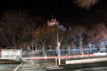 Earth Hour on different Iranian buildings