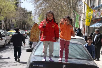 کارناوال شادی پیمایی نوروز در بروجرد