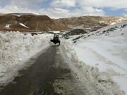 ۲ محور برف‌گیر روستایی در تکاب بازگشایی شد