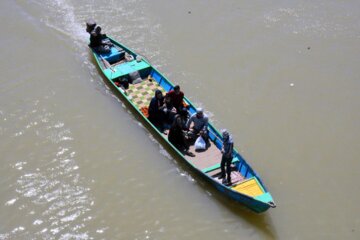 مسافران نوروزی در شهر اهواز