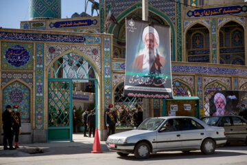 مراسم درگذشت آیت الله محمد‌محمدی‌ ری‌شهری در کرمانشاه