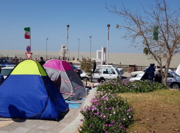 گردشگران نوروزی در سواحل بوشهر (3)