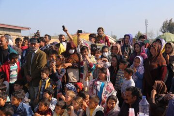 افتتاح نوروزگاه در روستای صحنه سفلی آق قلا