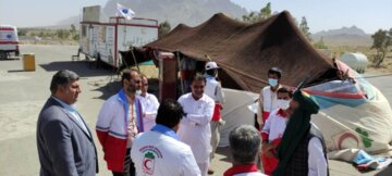 مسافران نوروزی در خاش به کمپین نه به تصادفات جاده ای پیوستند