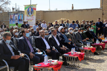 افتتاح پروژه آبرسانی به روستای حسین آباد شیروان