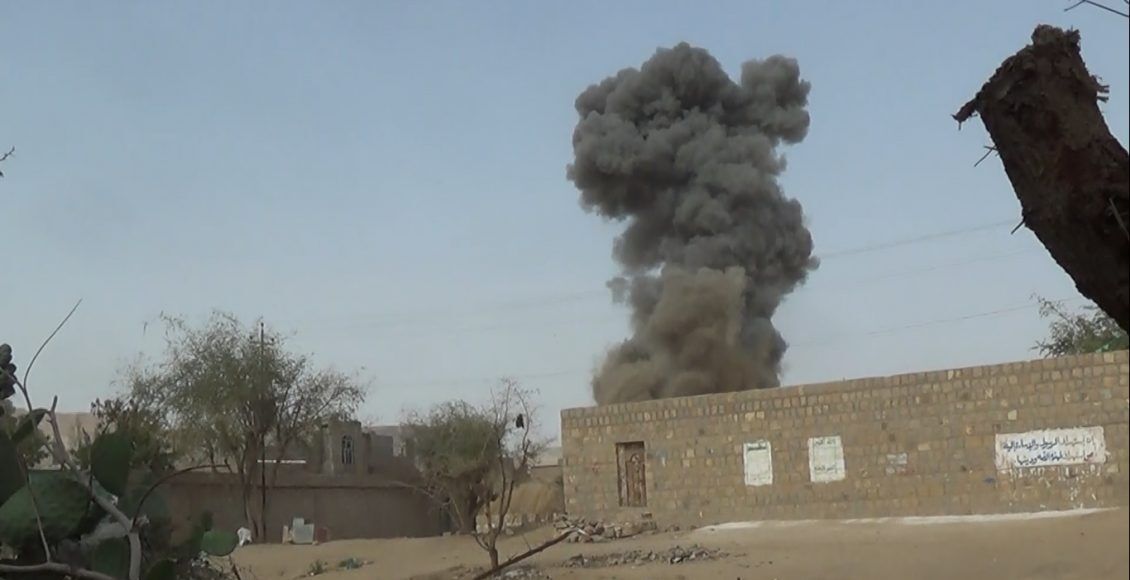 حمله توپخانه‌ای ائتلاف سعودی به صعده 