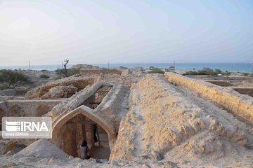 Harireh ancinet city in southern Iranian island