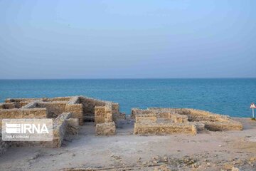 Harireh ancinet city in southern Iranian island