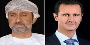 گفت وگوی تلفنی رئیس جمهور سوریه و سلطان عمان