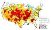 تسریع خشکسالی‌های ناگهانی ۵ تا ۳۰ روزه بر اثر افزایش دما