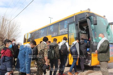  ۲۵۰نفر از بوشهر به راهیان نور غرب عزیمت می کنند