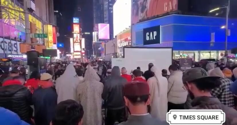 رمضان در پساکرونا در نیویورک و نماز جماعت در "تایمز اسکوئر"