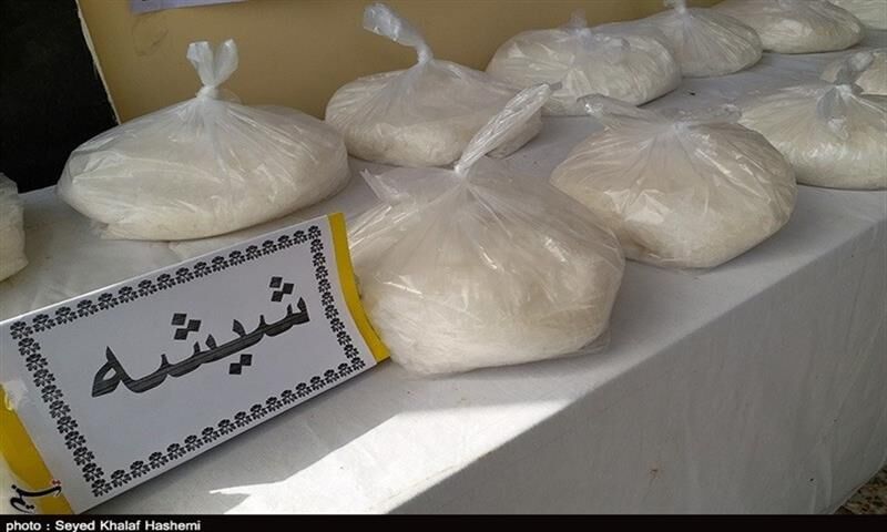 کشف ۱۵ کیلوگرم شیشه درشهرستان حمیدیه