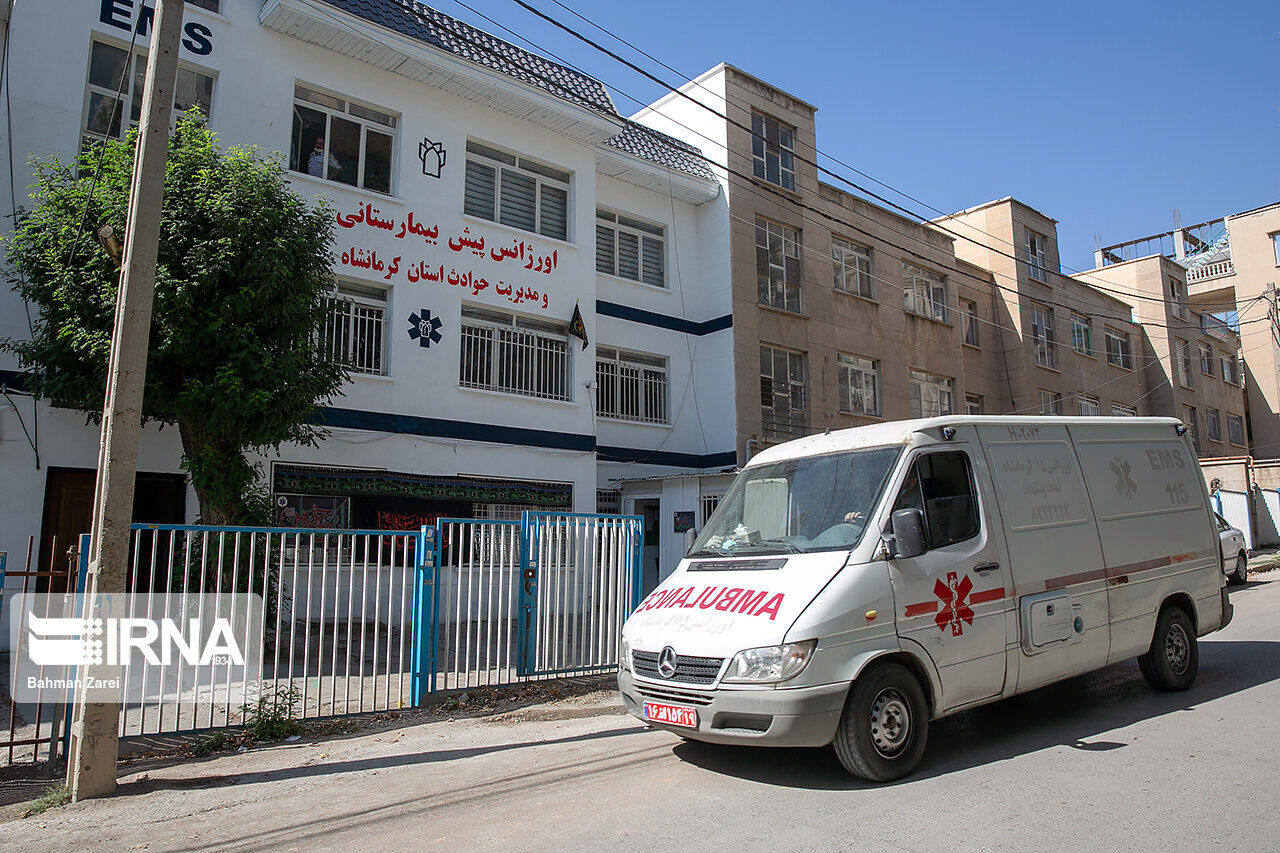 اورژانس کرمانشاه سال گذشته بیش از ۷۰ هزار ماموریت انجام داد