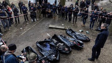 ادعای یک مقام اوکراینی: ثبت یک هزار و دویست جنایت جنگی در منطقه کی‌یف
