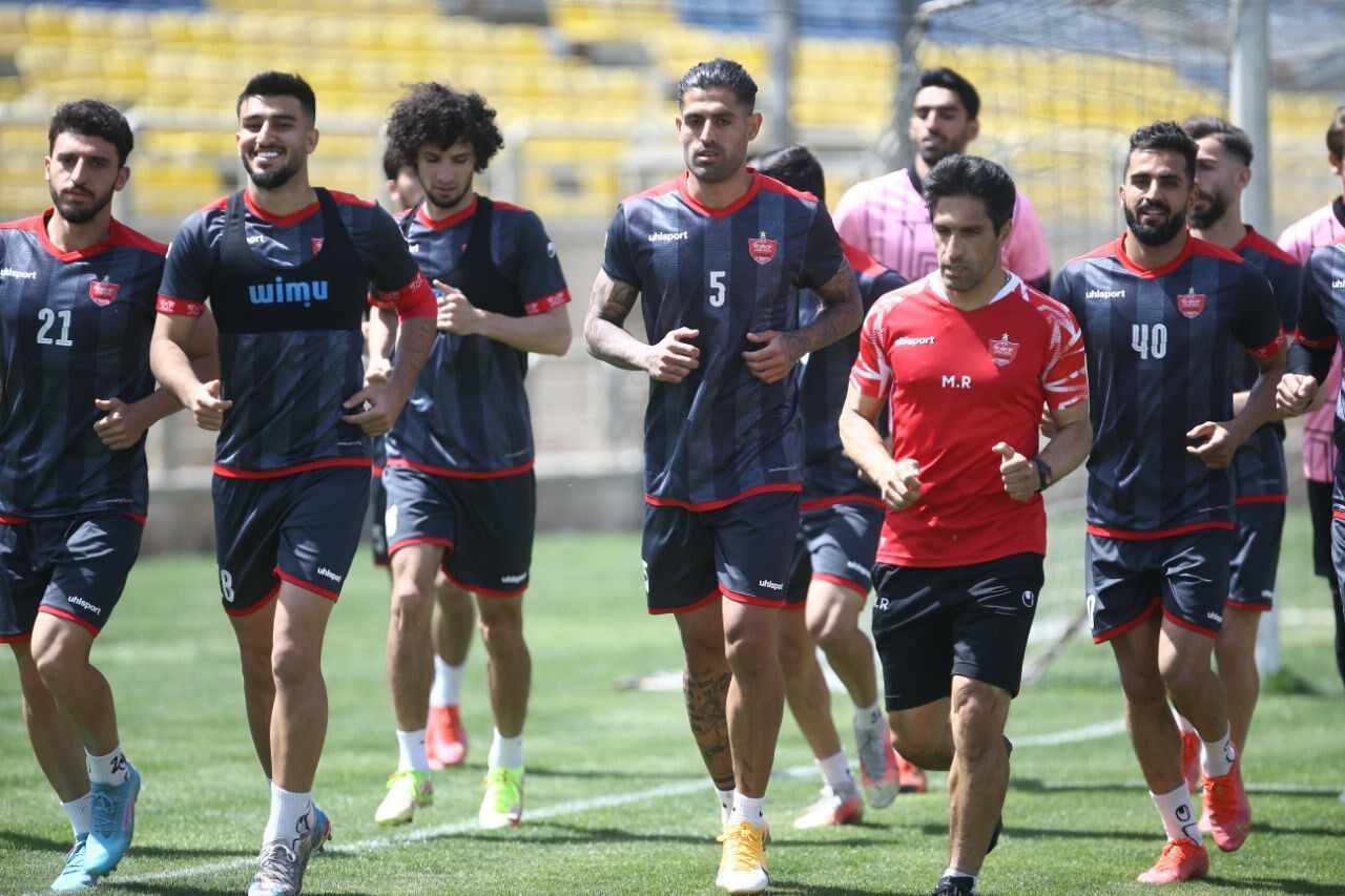 بازگشت امیری به تمرینات گروهی پرسپولیس / لک همچنان غایب است