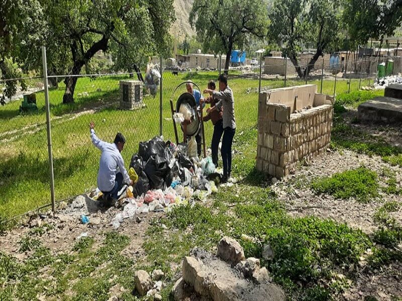 مناطق گردشگری اندیکا از زباله پاکسازی شد