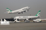 بازگشت هواپیمای تهران- کیش ماهان به فرودگاه مهرآباد به دلیل بدی آب‌و هوا 