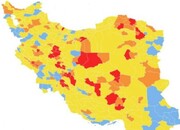 کاهش مناطق قرمز کرونایی در خراسان شمالی