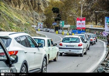 تردد خودروها در جاده کندوان برقرار شد