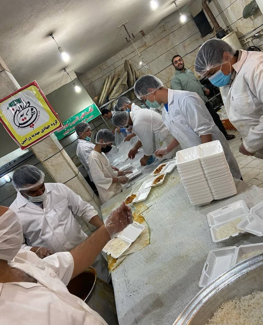 توزیع ۳۰ هزار غذای گرم میان نیازمندان درطرح«اطعام مهدوی»در پایگاه ورامین