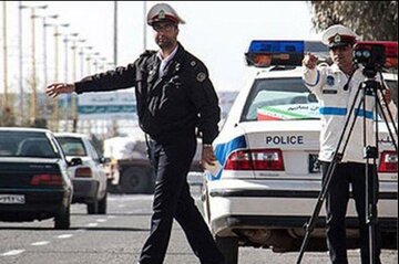  پلیس راهور البرز طرح ترافیکی یلدایی به اجرا درآورد 