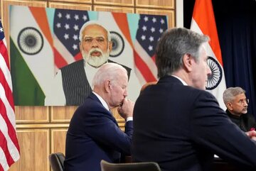 مقام آمریکایی: بایدن در گفتگوی یکساعته مجازی با نخست وزیر هند صریح بود