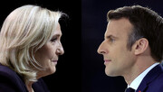 انتخابات فرانسه؛ ادامه کاهش فاصله میان مکرون و لو پن