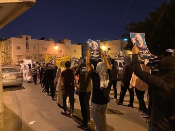 Manifestations des Bahreïnis pour la Palestine