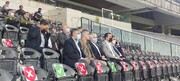 حضور وزیر ورزش و اسکوچیچ در ورزشگاه آزادی