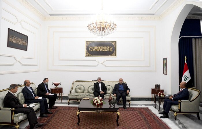 رئیس جمهور عراق توسعه همکاری‌های بغداد و تهران را با اهمیت دانست 