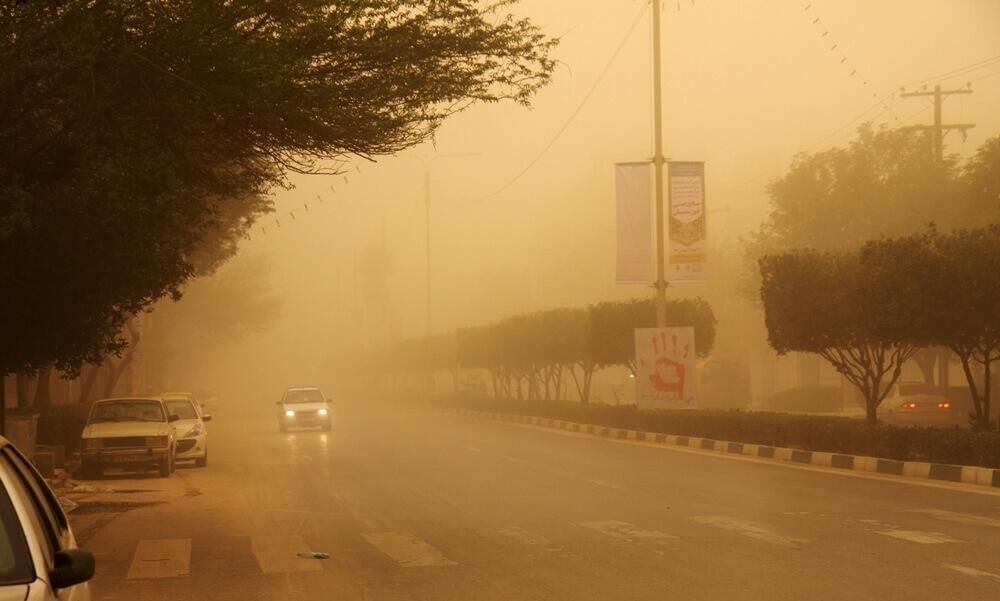 شاخص آلودگی هوای شرق کرمان خطرناک شد