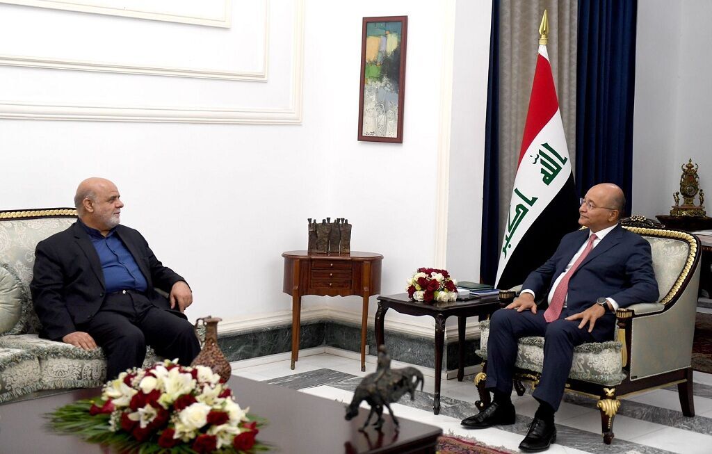 Iraq president urges enhanced cooperation with Iran