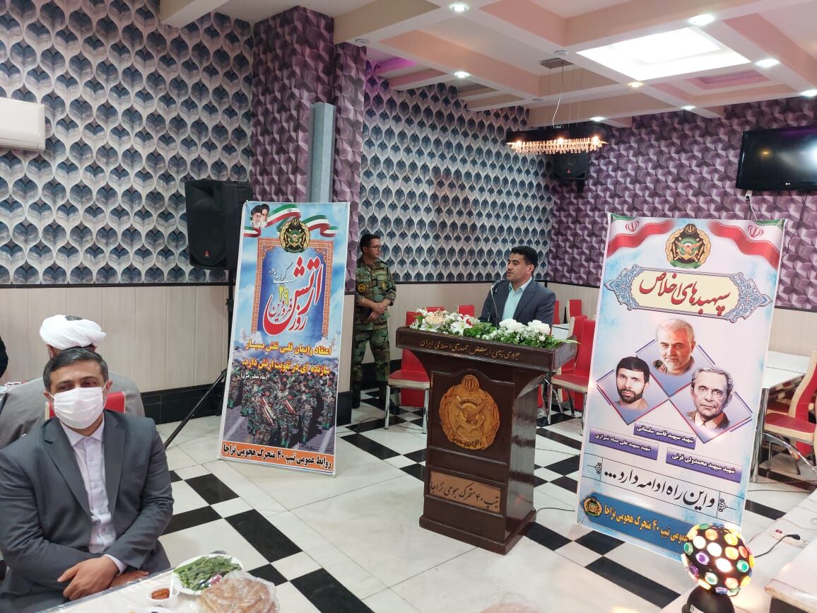 دادستان اردبیل: امنیت کشور مرهون فداکاری ارتش و نیروهای مسلح است
